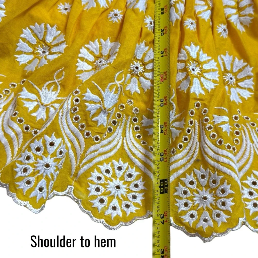 Tory Burch Floral Embroidered Mini Summer Dress Special Occasion‎ Garden 2